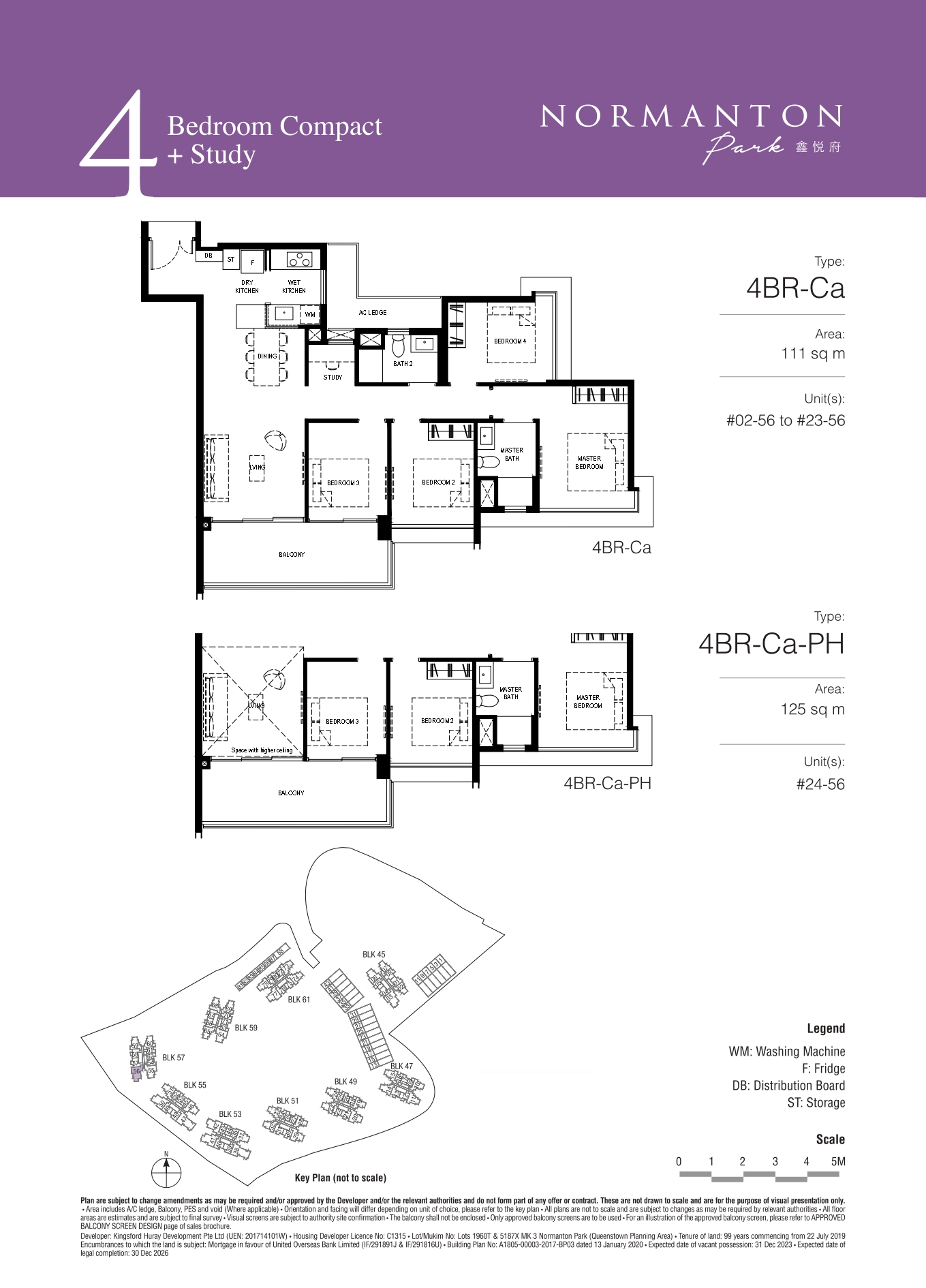 Normanton Park Floor Plan-4-bedroom-compact-study