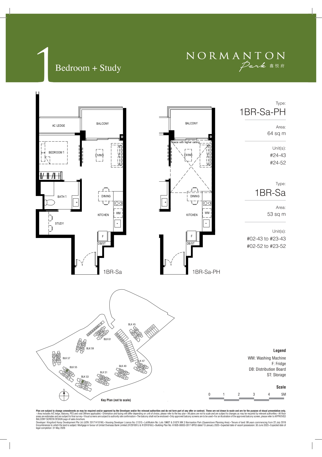 Normanton Park Showflat-1-bedroom-study